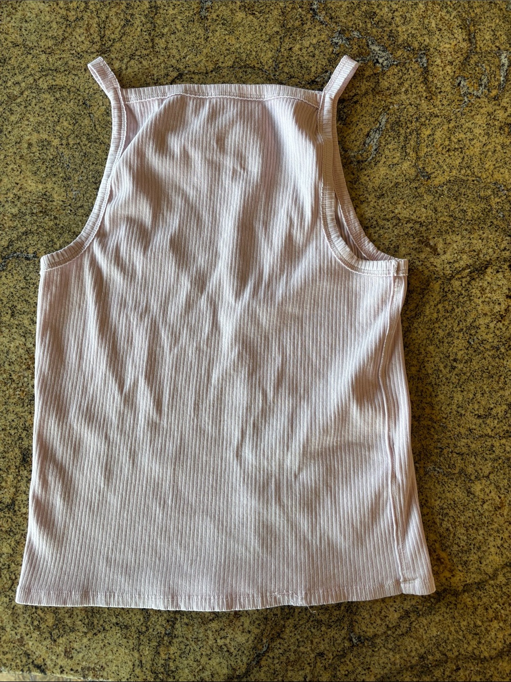 We The Free Ribbed Tank Top in Light Pink